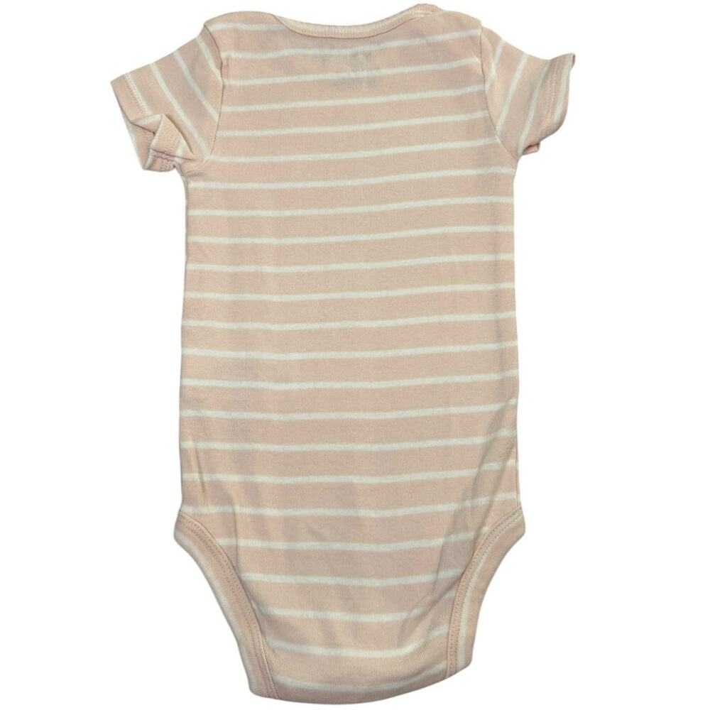 Carter's Bodysuit Bundle Baby Girl Bunnies Green 9 Months - Picture 3 of 9